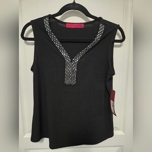 Love Scarlett Black Embellished Women's Top